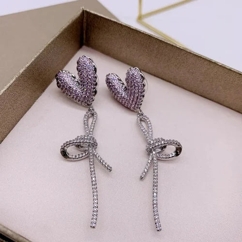 Trending heart earrings